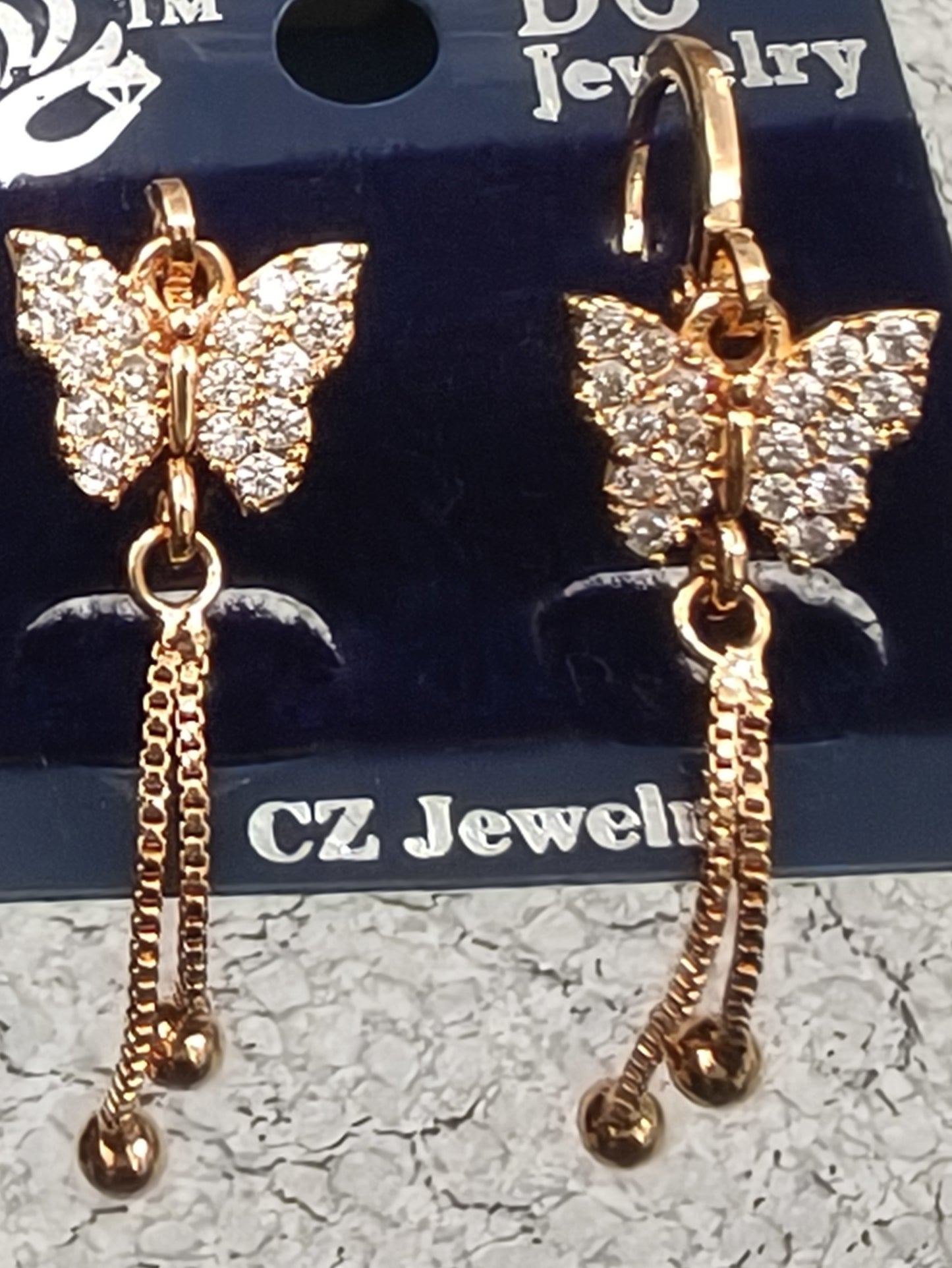 AD GOLD POLISH LATKAN HOOP EARRING
