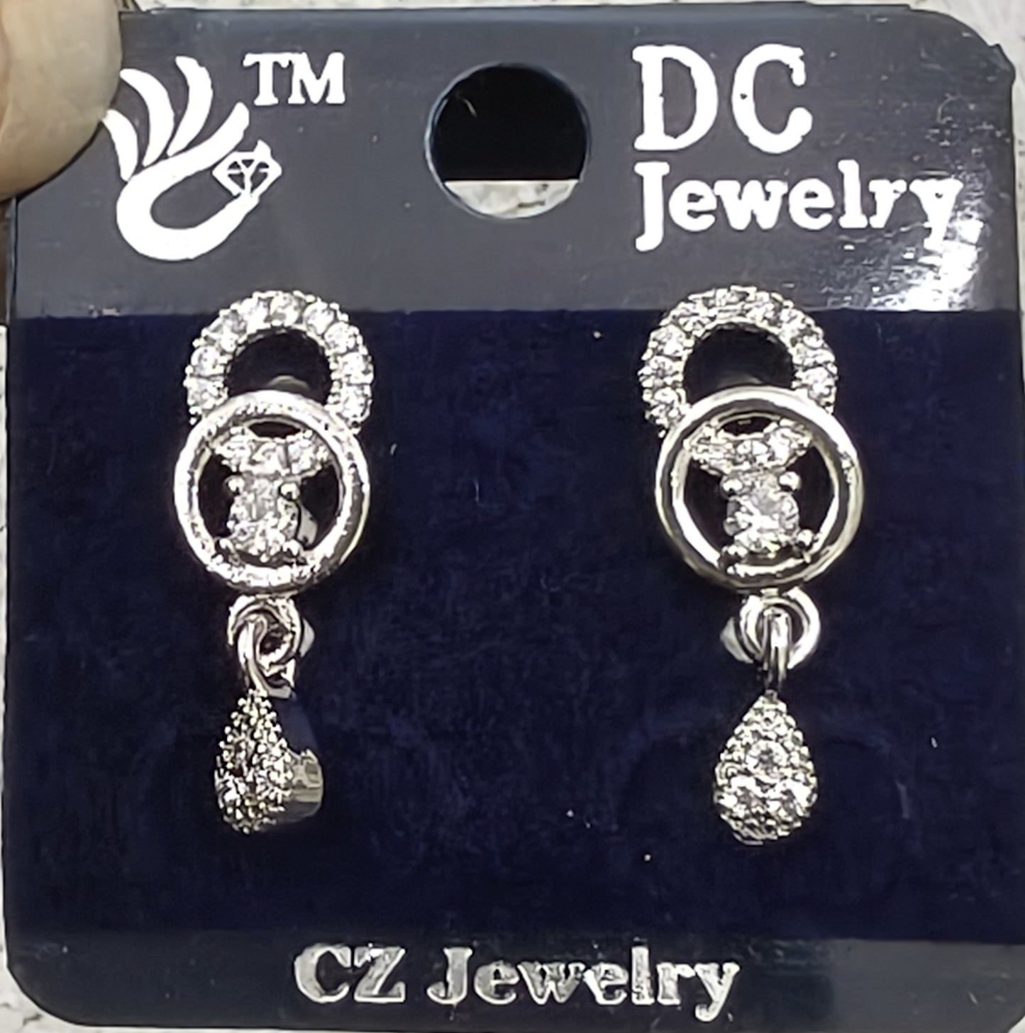AD SILVER POLISH TOPS EARRING