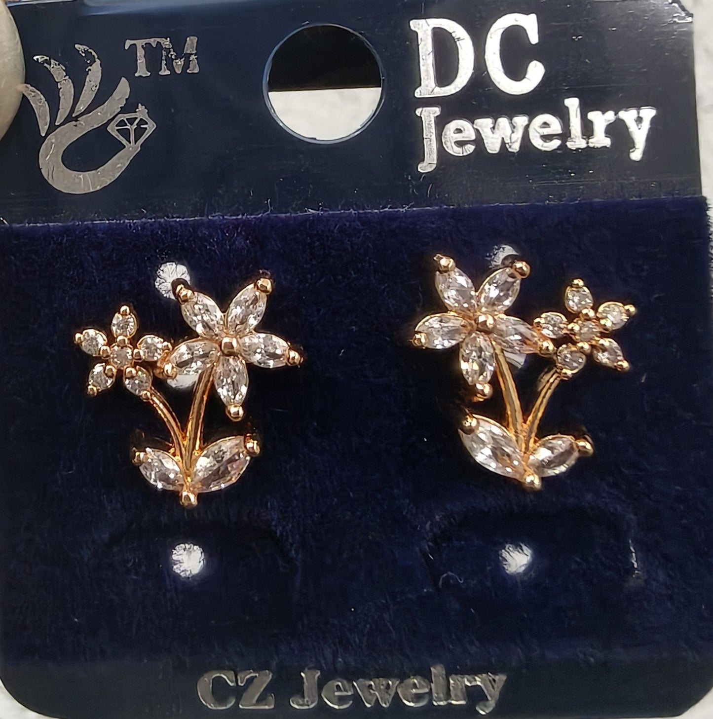 AD GOLD POLISH TOPS EARRING