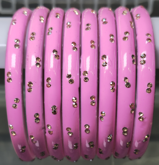 Anjali Design Glass Bangle (8 Bangle)