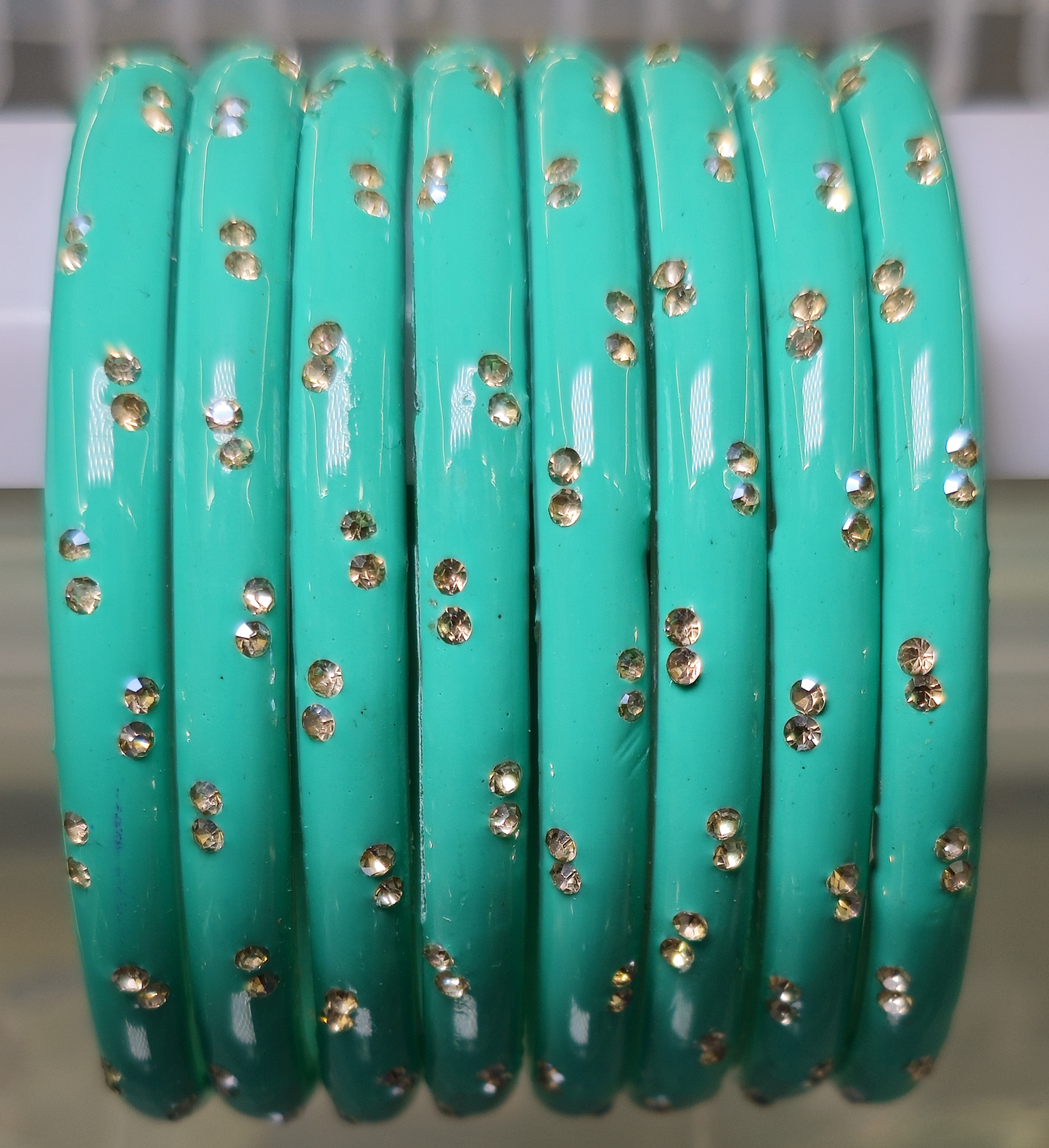 Anjali Design Glass Bangle (8 Bangle)