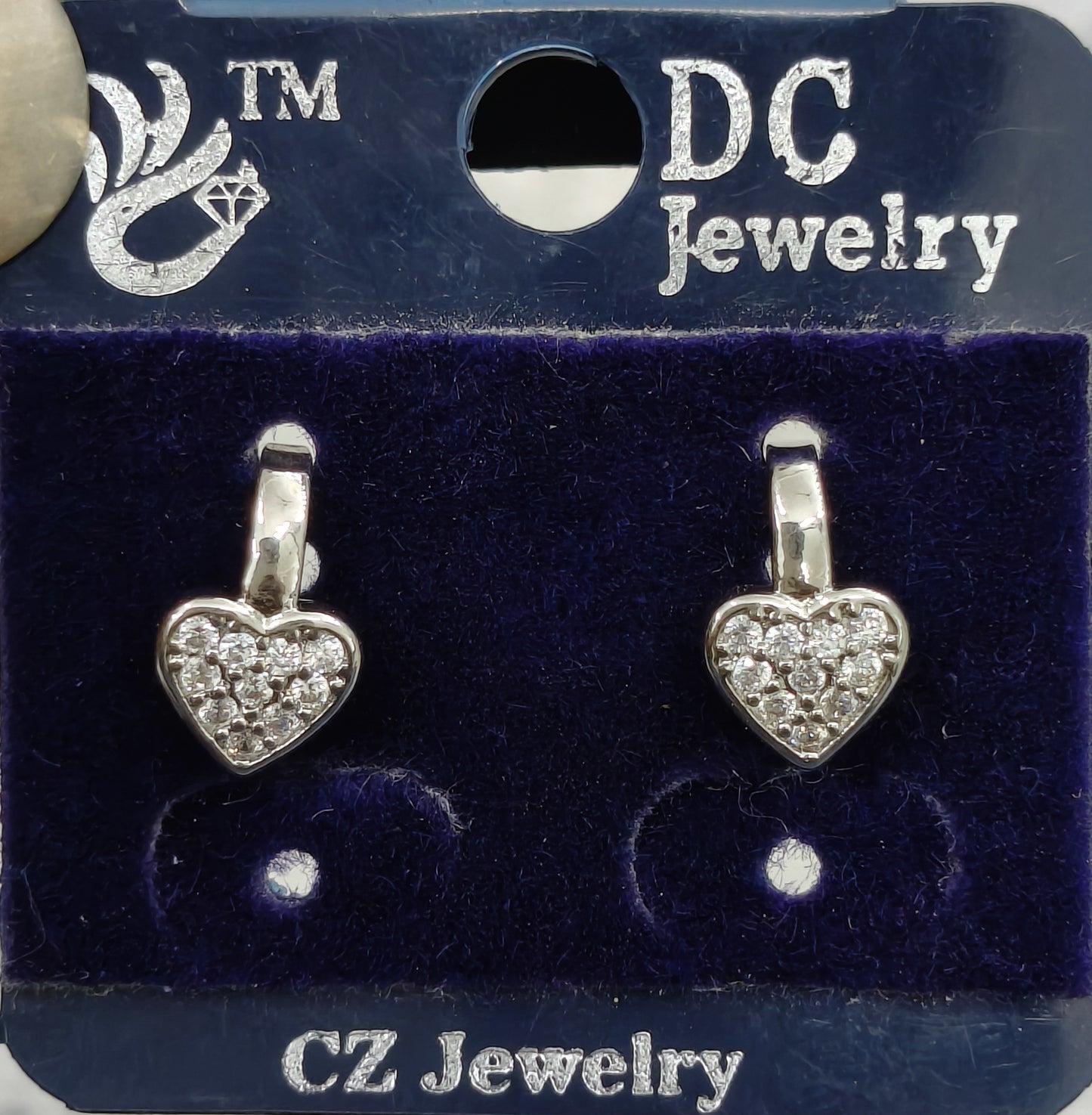 AD SILVER POLISH NON PIERCE PRESS EARRING/NOSE PIN