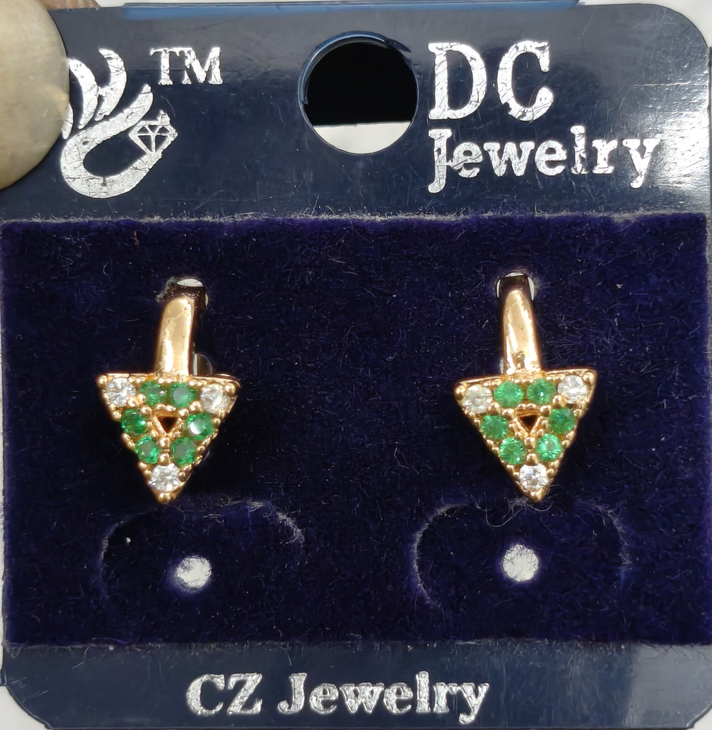 AD GOLD POLISH NON PIERCE PRESS EARRING/NOSE PIN