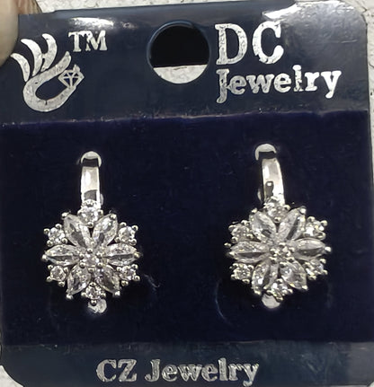 AD SILVER POLISH NON PIERCE PRESS EARRING/NOSE PIN