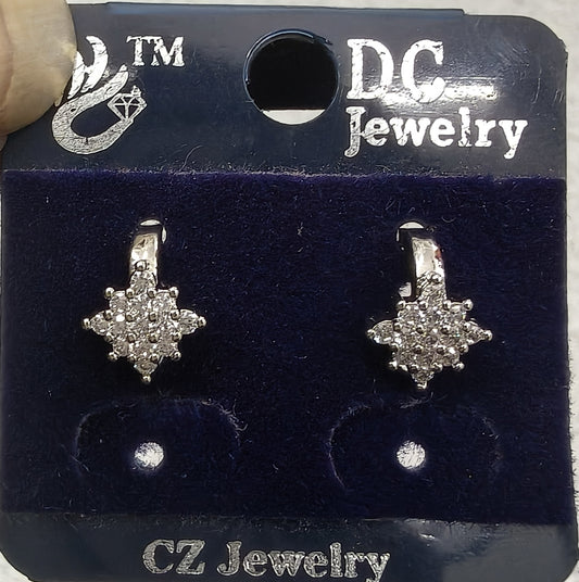 AD SILVER POLISH  NON PIERCE PRESS EARRING/NOSE PIN