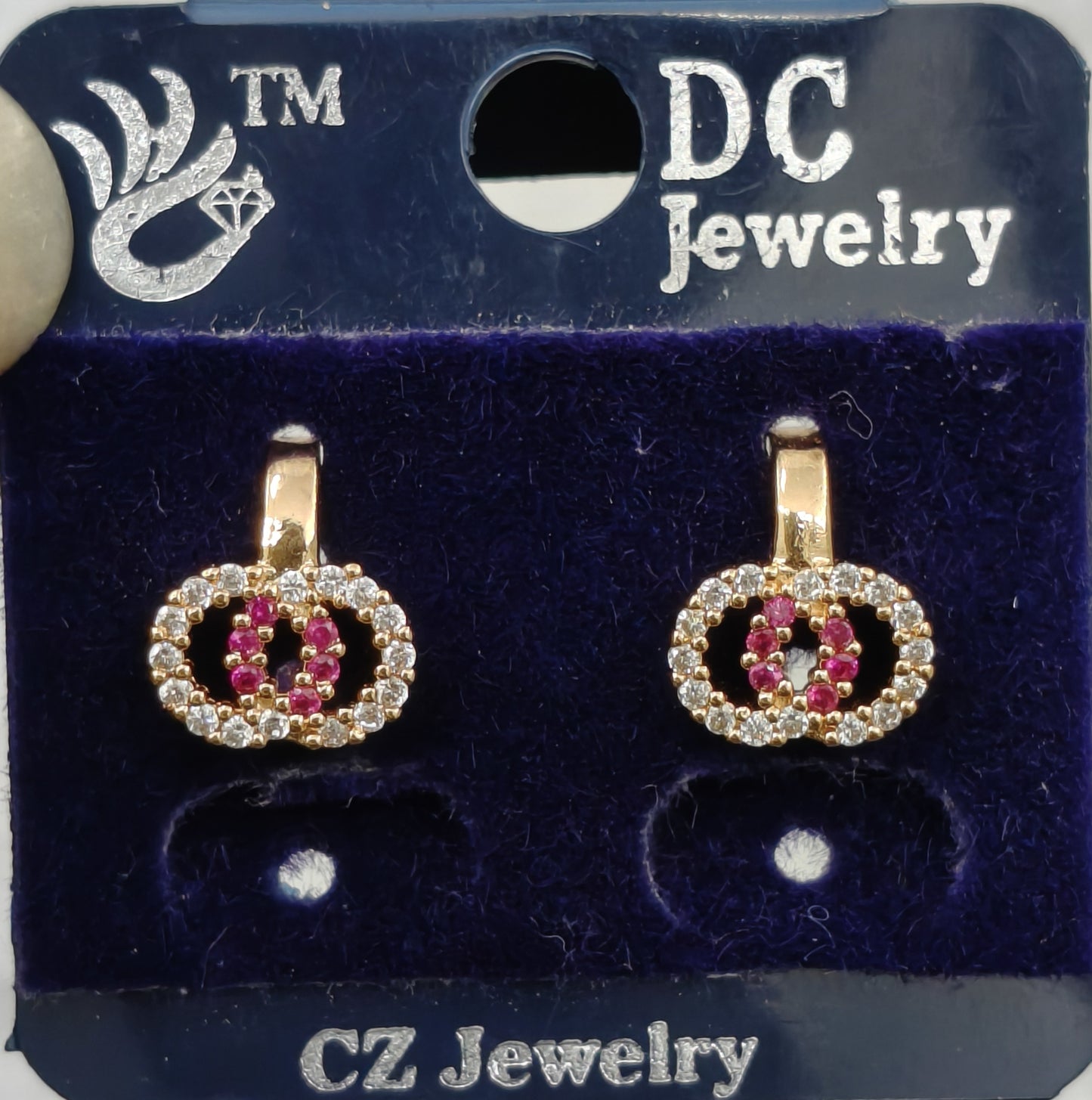 AD GOLD POLISH NON PIERCE PRESS EARRING/NOSE PIN
