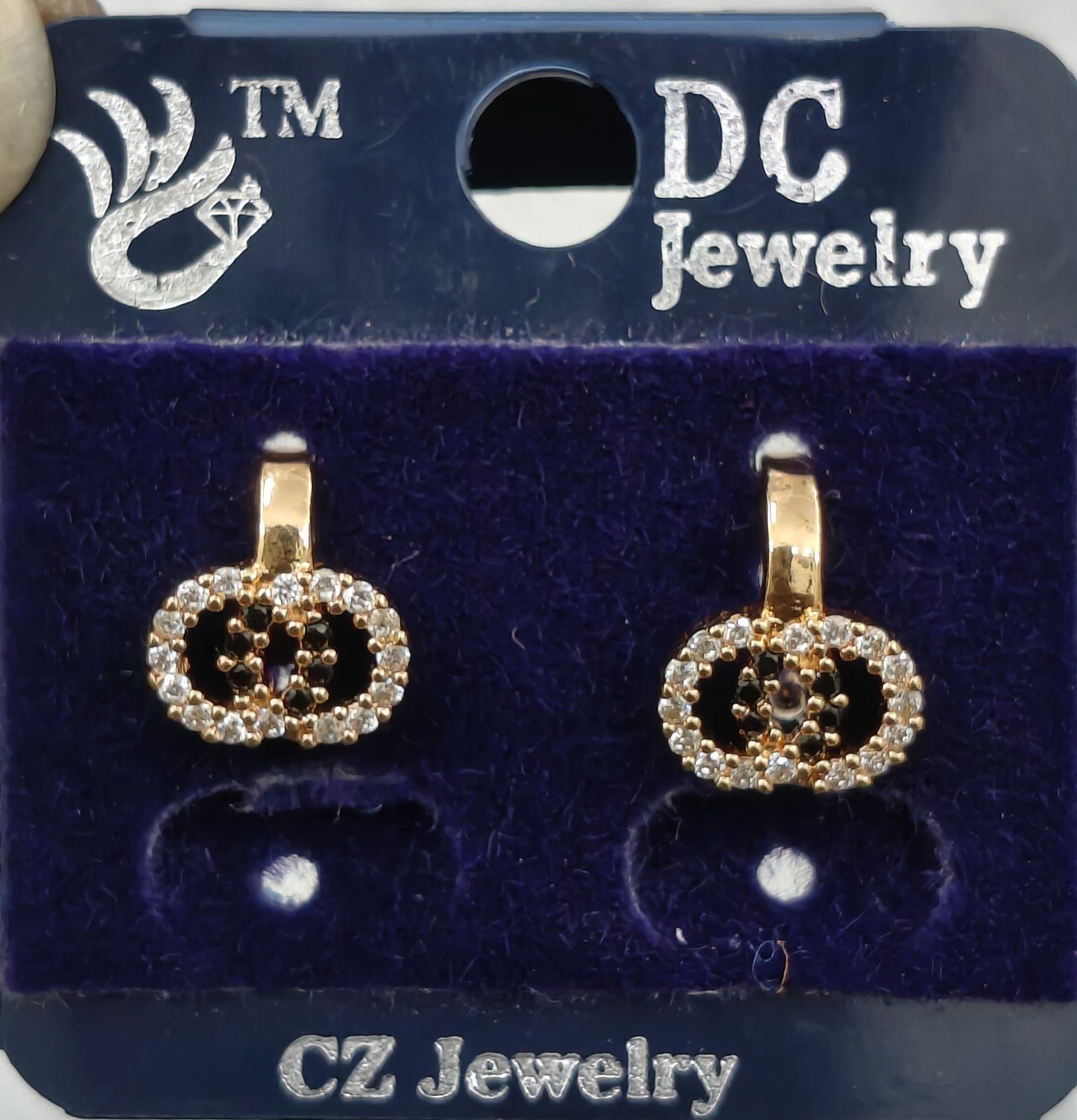AD GOLD POLISH NON PIERCE PRESS EARRING/NOSE PIN