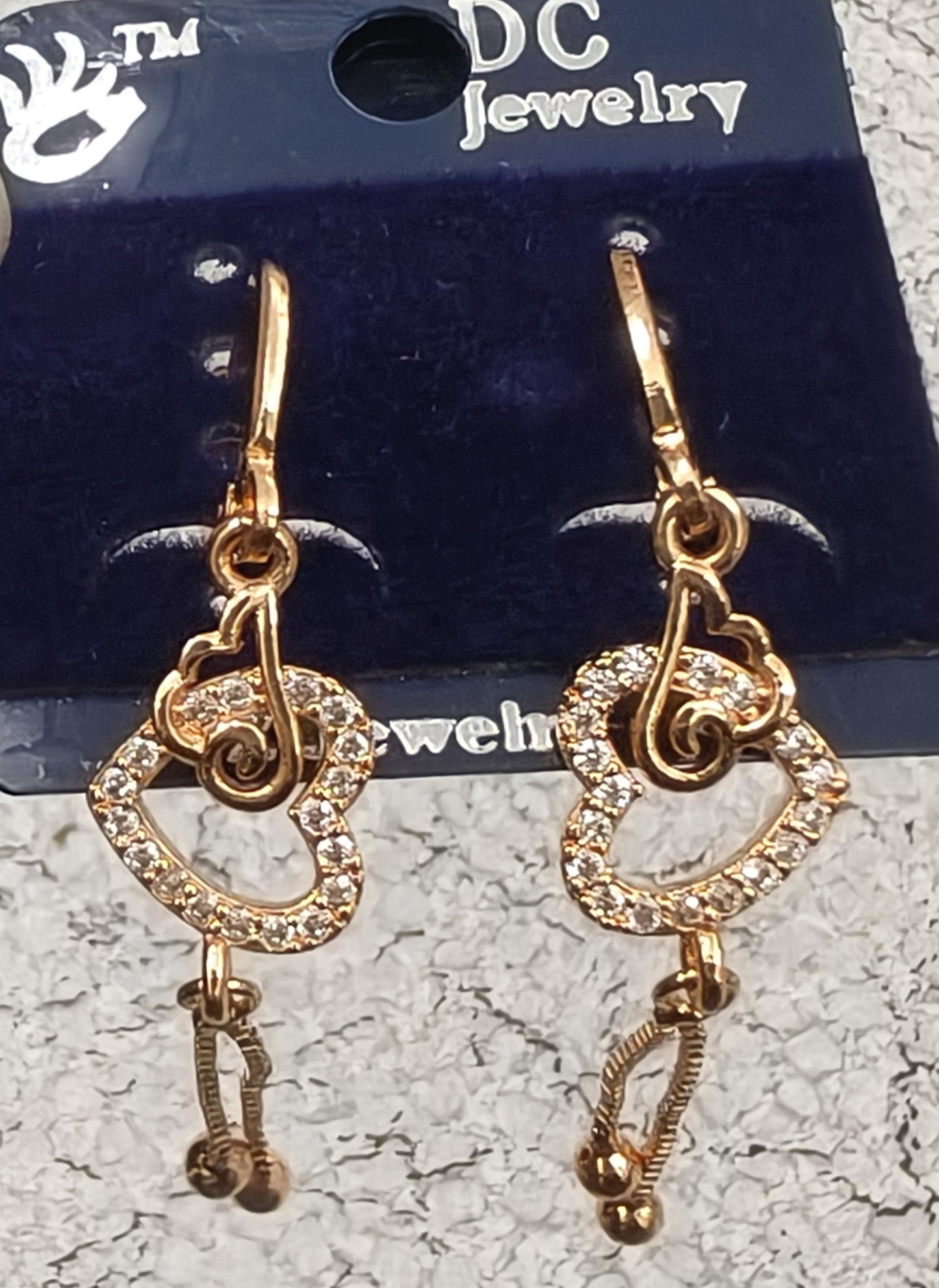AD GOLD POLISH LATKAN HOOP EARRING