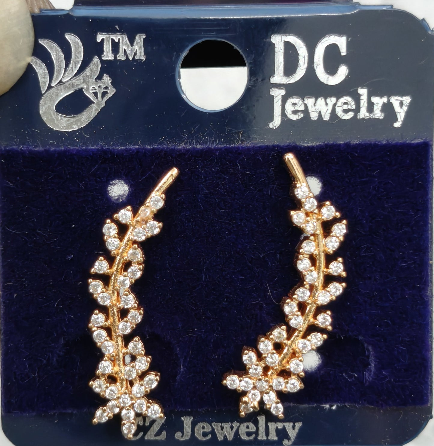 AD GOLD POLISH TOPS EARRING