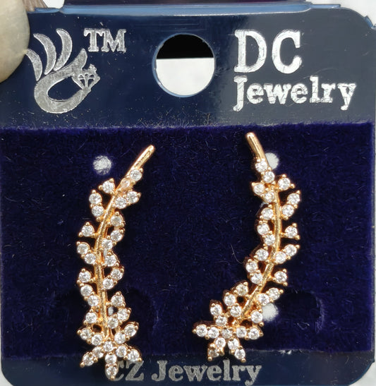 AD GOLD POLISH TOPS EARRING