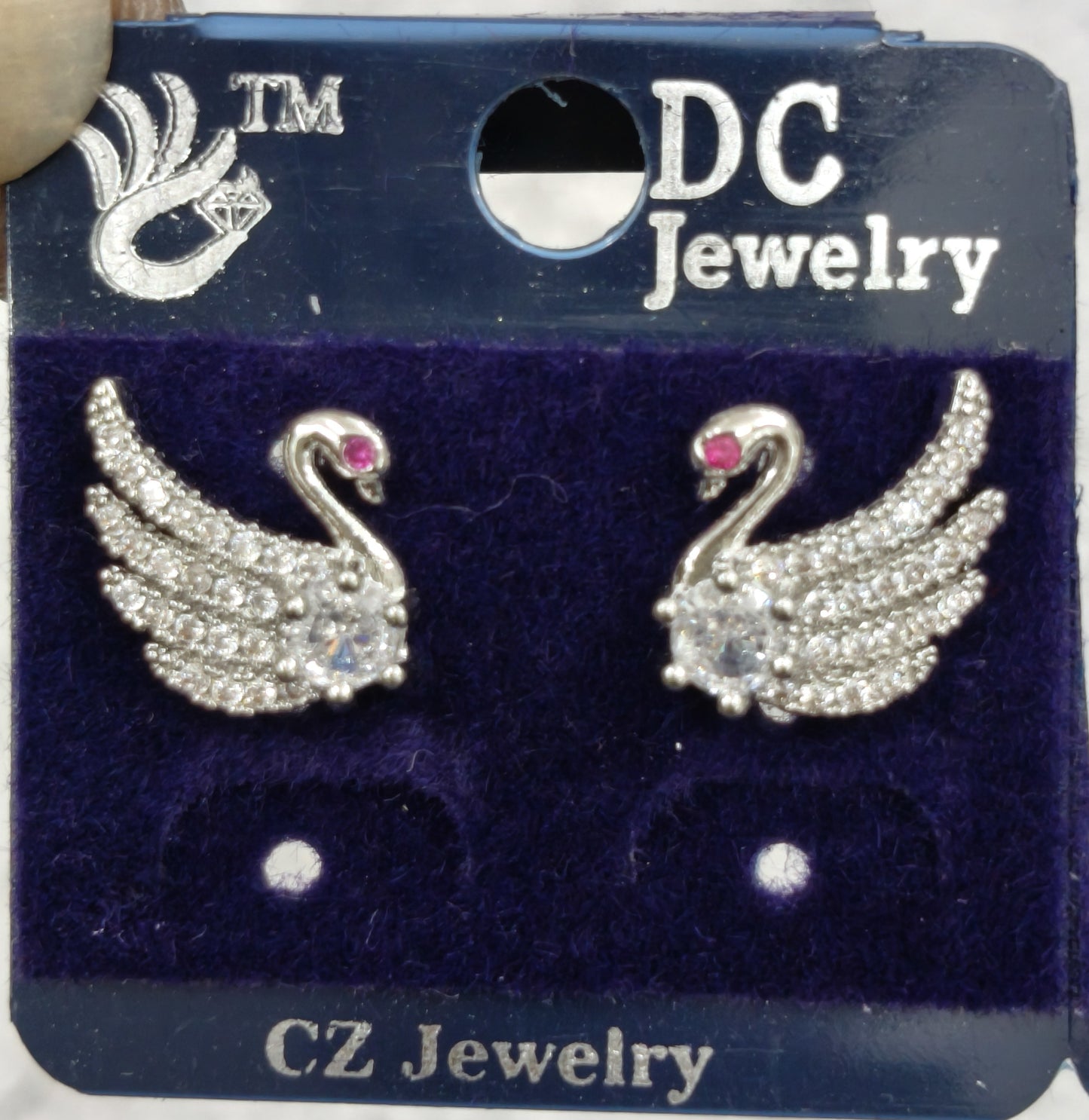 AD SILVER POLISH TOPS EARRING