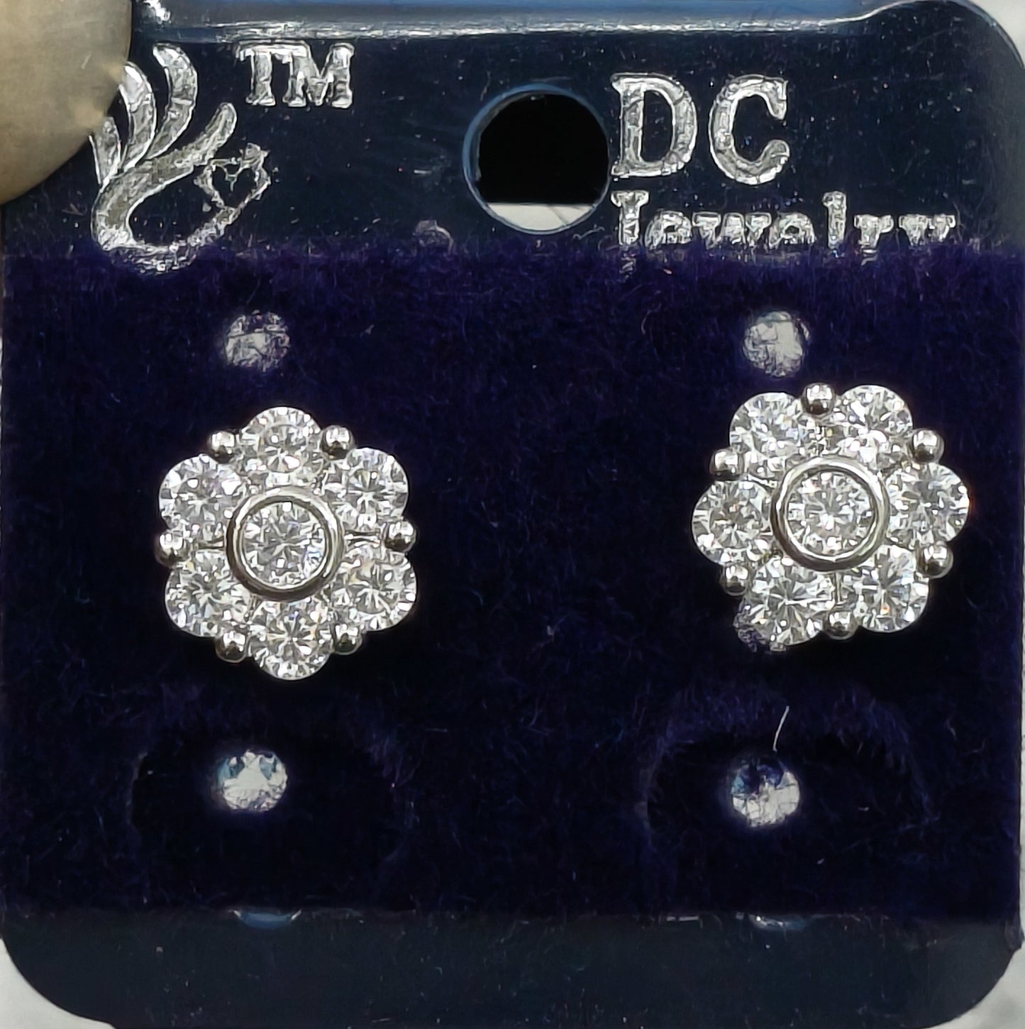 AD SILVER POLISH TOPS EARRING