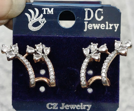 AD SILVER POLISH TOPS EARRING
