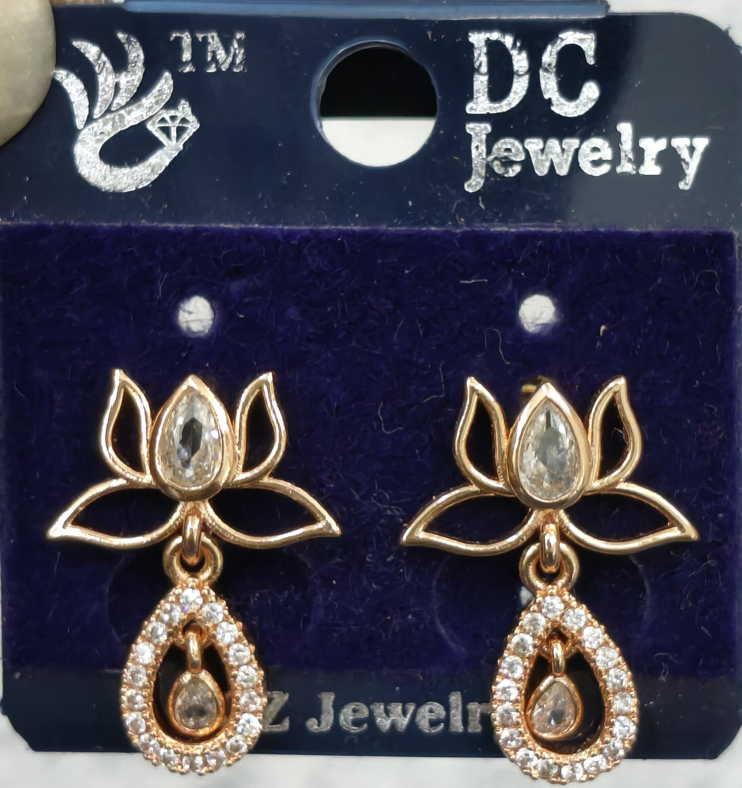 AD GOLD POLISH TOPS EARRING