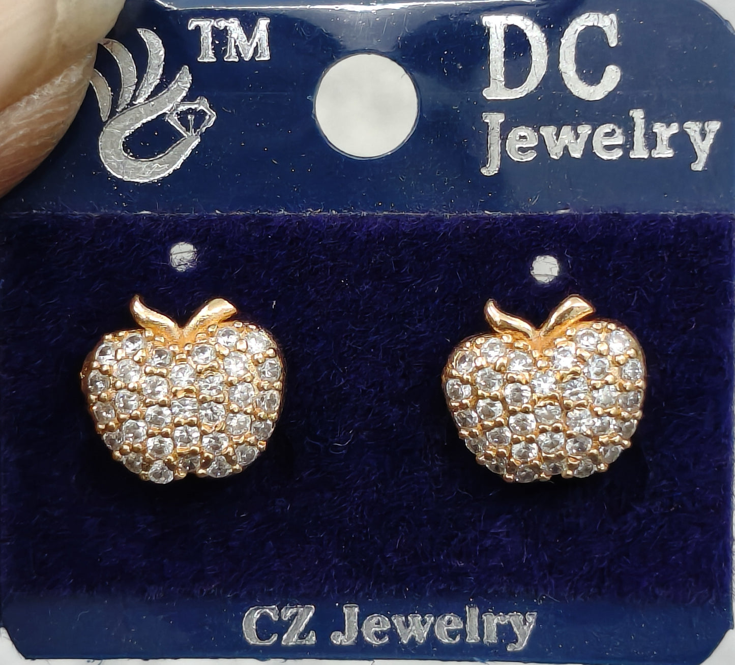 AD GOLD POLISH TOPS EARRING