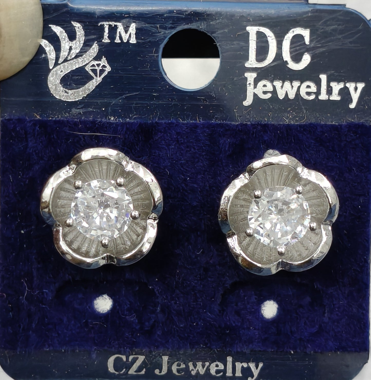 AD SILVER POLISH TOPS EARRING