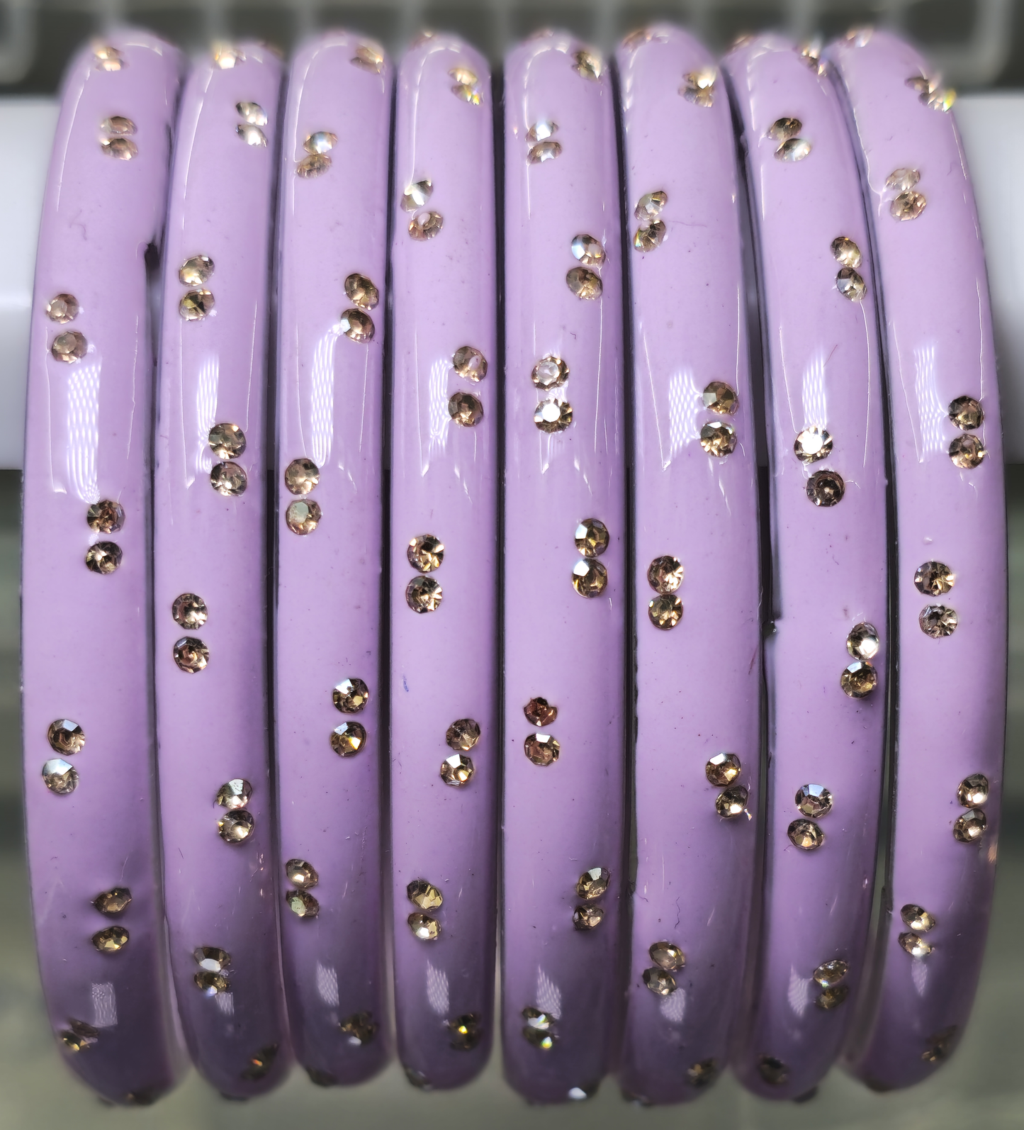 Anjali Design Glass Bangle (8 Bangle)