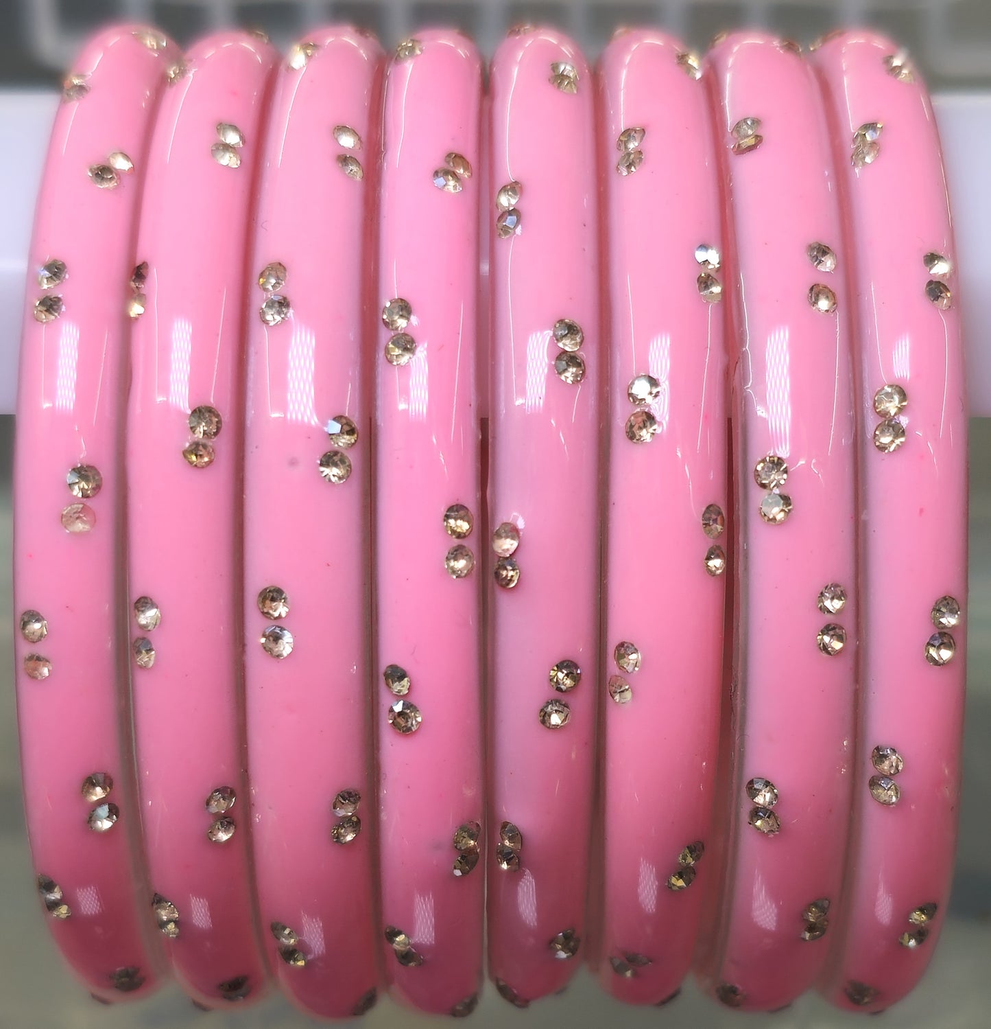 Anjali Design Glass Bangle (8 Bangle)