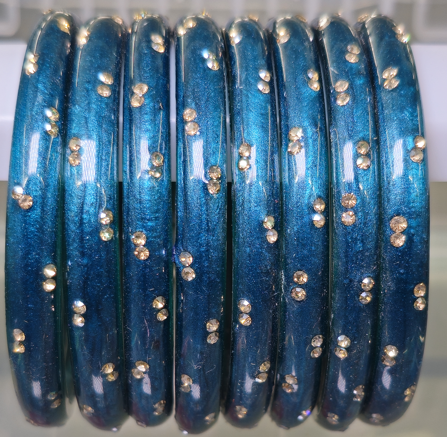 Anjali Design Glass Bangle (8 Bangle)