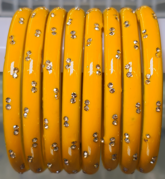 Anjali Design Glass Bangle (8 Bangle)